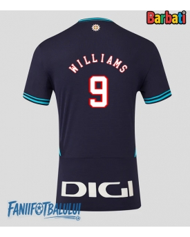 Athletic Bilbao Inaki Williams #9 Tricou Fotbal Replică 2025-26 Barbati Deplasare